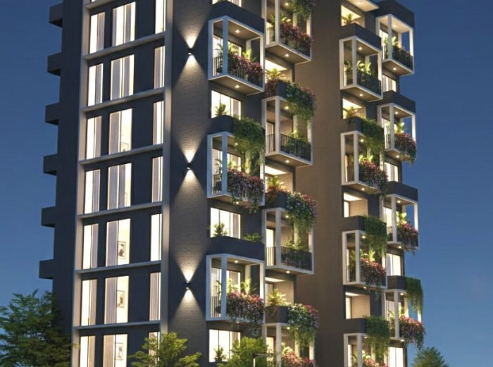 8. Benchmark Lake shore 1. Project Name: Benchmark Lake shore 2. Location: Plot 60 & 62, Road-35, Pallabi phase 2, Mirpur, Dhaka 3. Project Type: Residencial 4. Project Area/Apartment Size: 1100 sft & 2200 sft 5. Major Highlights/Unique Selling Point:  6. Completion Year/Handover 7. 3D pictures of the building/project from different angles