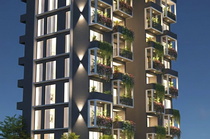 8. Benchmark Lake shore 1. Project Name: Benchmark Lake shore 2. Location: Plot 60 & 62, Road-35, Pallabi phase 2, Mirpur, Dhaka 3. Project Type: Residencial 4. Project Area/Apartment Size: 1100 sft & 2200 sft 5. Major Highlights/Unique Selling Point:  6. Completion Year/Handover 7. 3D pictures of the building/project from different angles